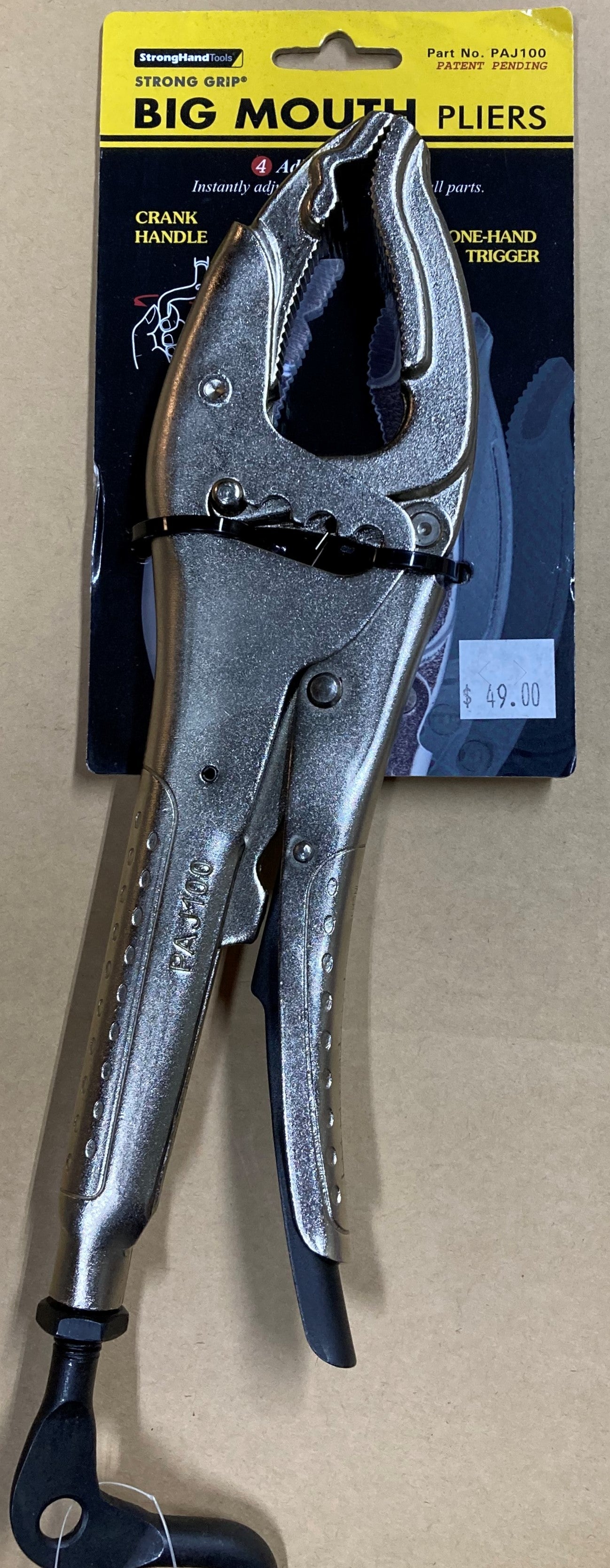 Strong Hand PAJ100 Adjustable Jaw Pliers
