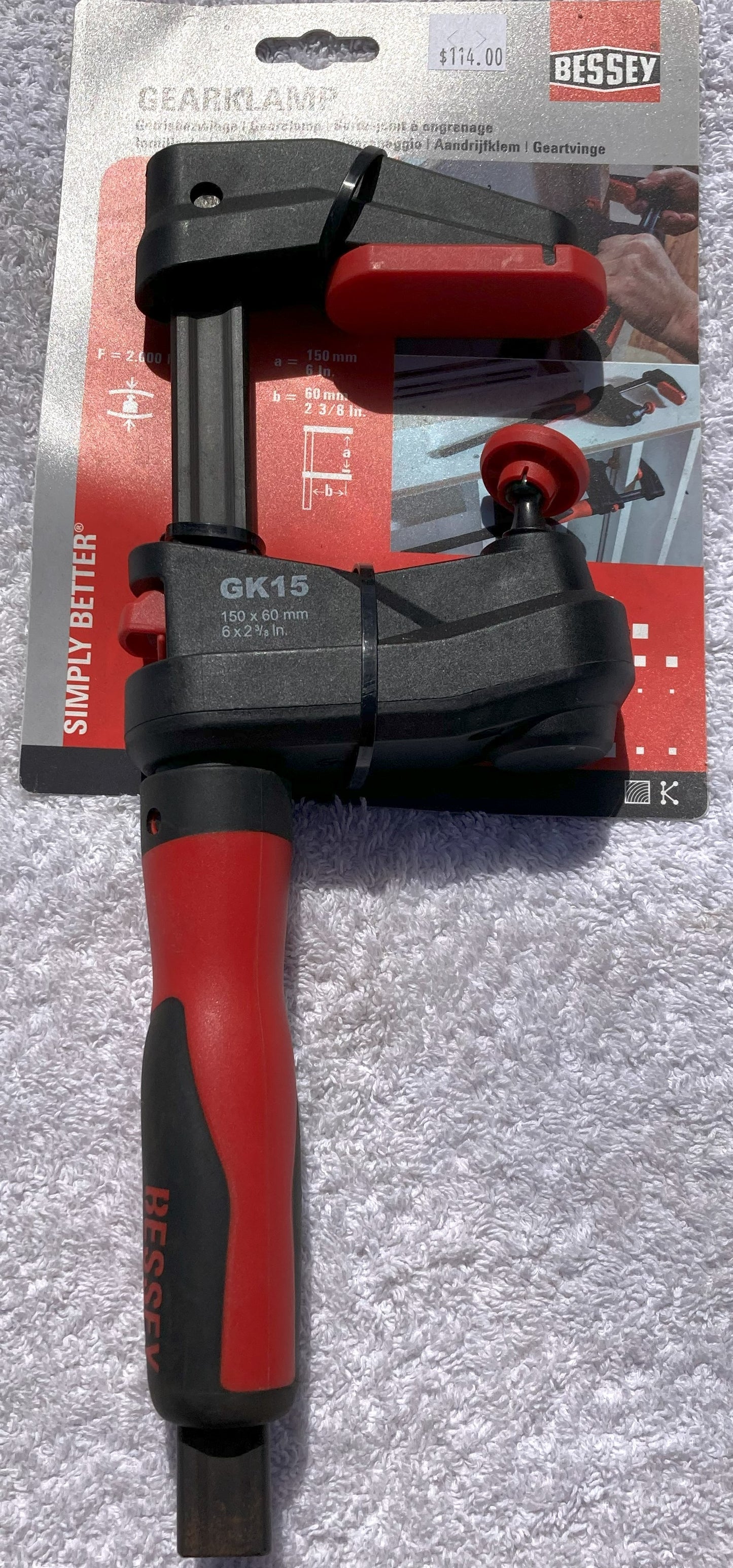 Bessey Gearklamp 150mm
