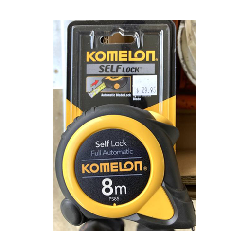Komelon Self Lock 8m Measuring Tape