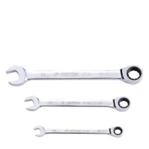 King Tony 9mm Ratcheting Ring & Open Spanner