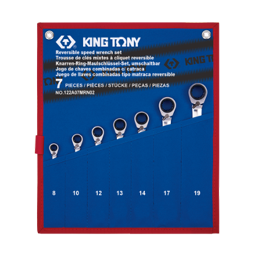 King Tony Speed Wrench Set 8-19mm